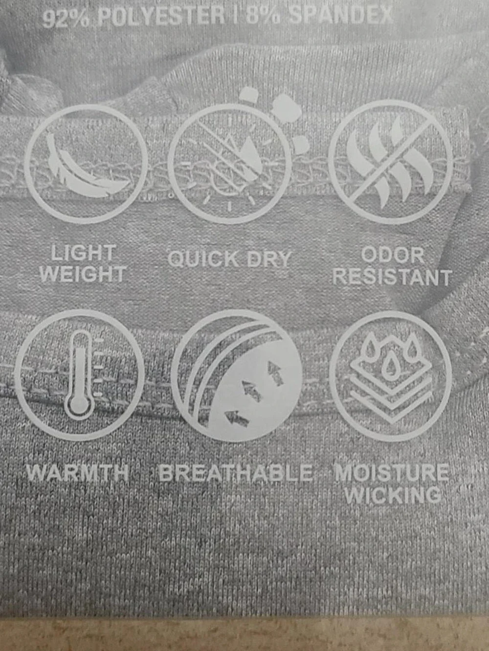 ZeroXposur Boys Base Layer Thermal Top Pants Set Gray M 8/10 NWT